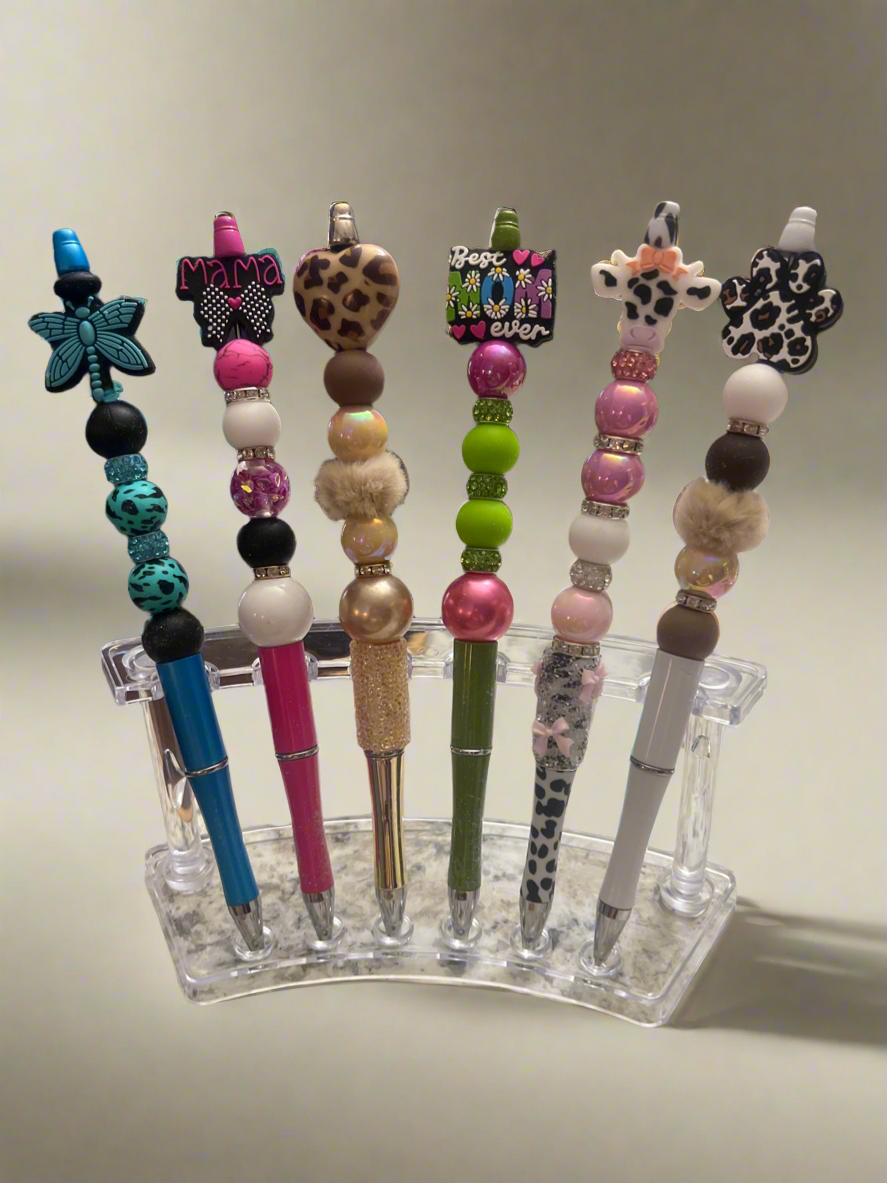Beaded Focal Pens w extenders