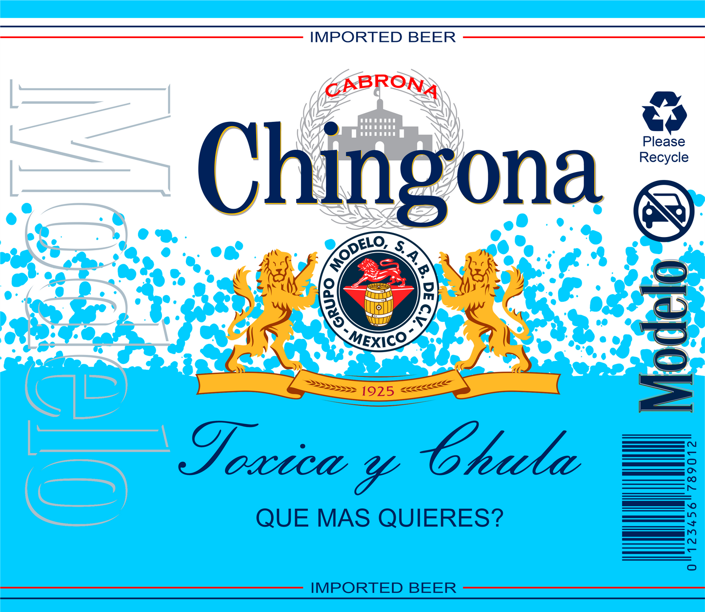 20 oz Tumbler Chingonas (Choose your Color)