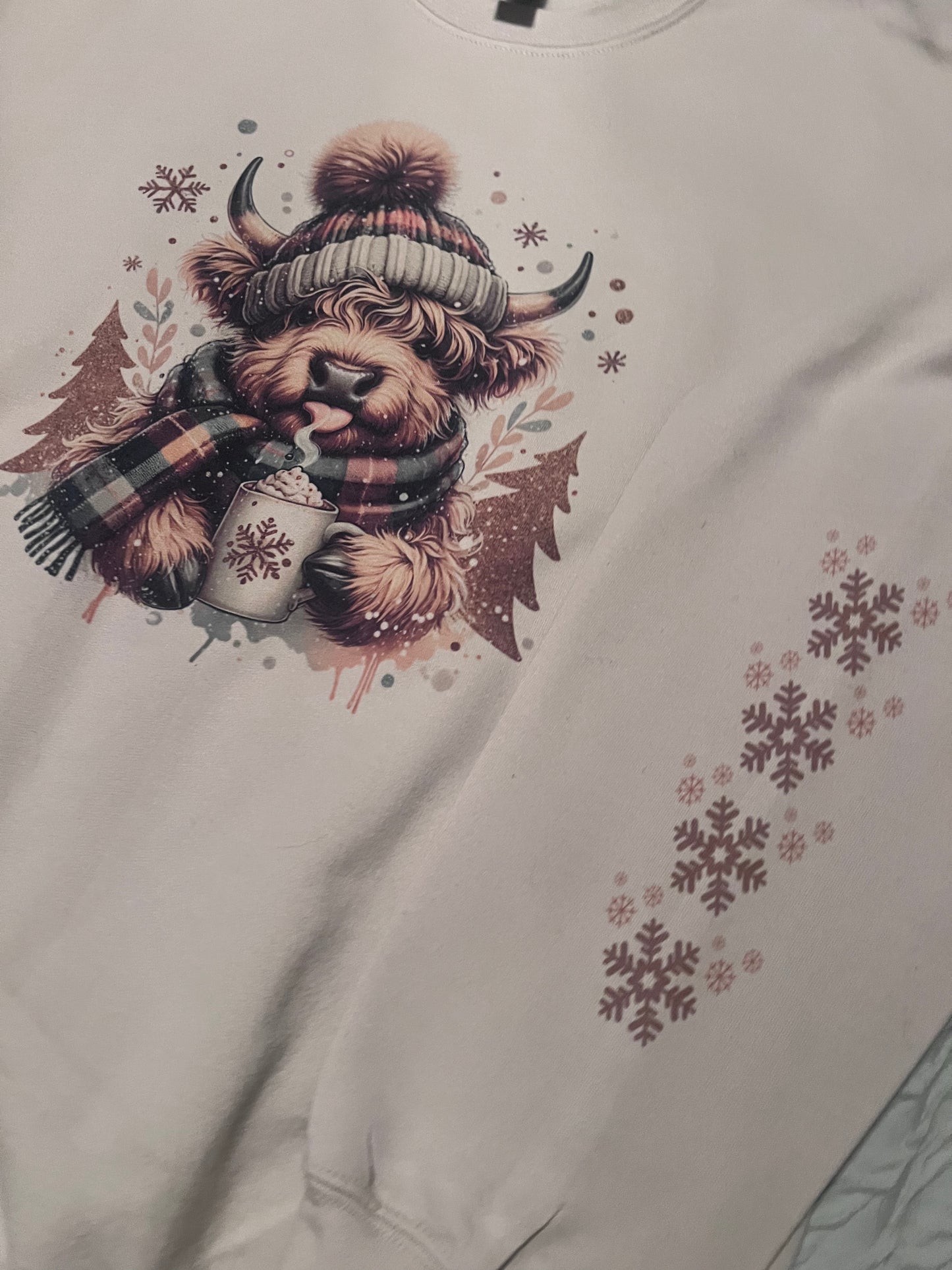 Adorable Highland Cow Sweatshirt