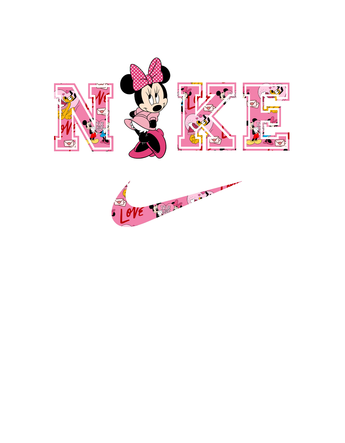 DTF Vinyl Minnie check Heat Transfer