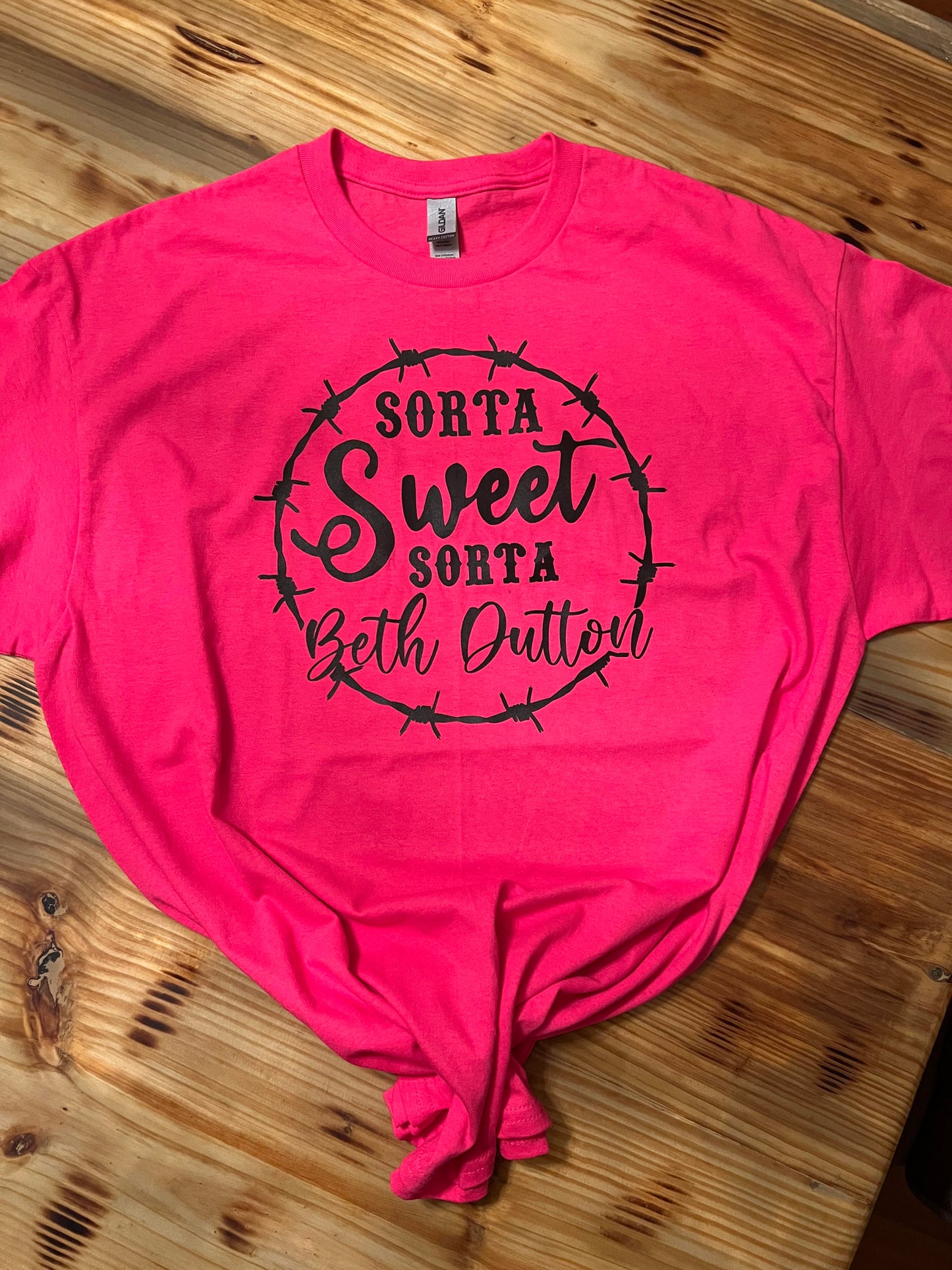 T-Shirt | Pink | "Sorta Sweet Sorta Beth Dutton"