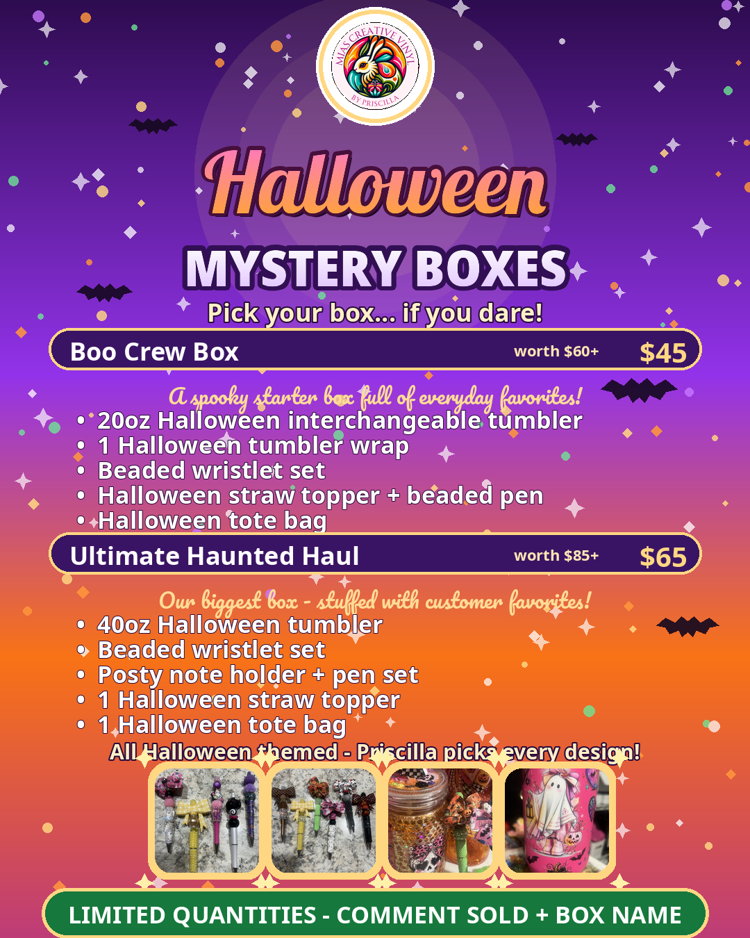 Halloween Mystery Boxes