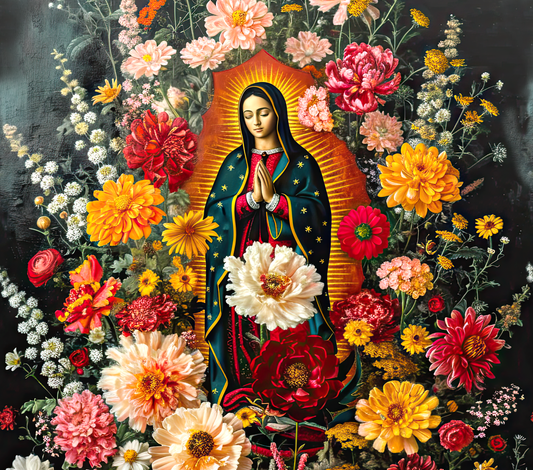 20 oz Tumbler Lady Guadalupe