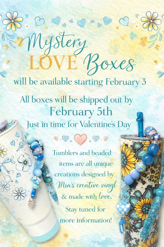 Mystery love boxes pre-sale Event Tuesday February 3, 2026 7:00pm