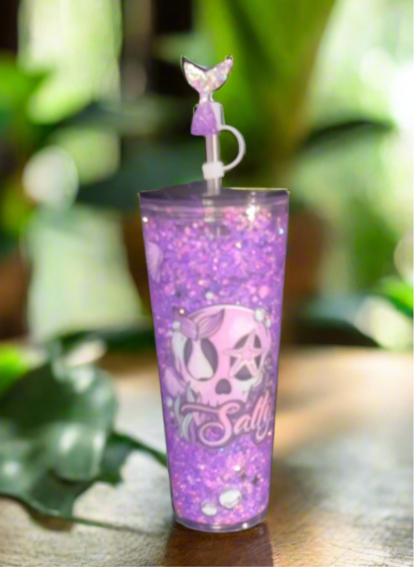 24oz Salty Skully snow globe bundle w matching keychain