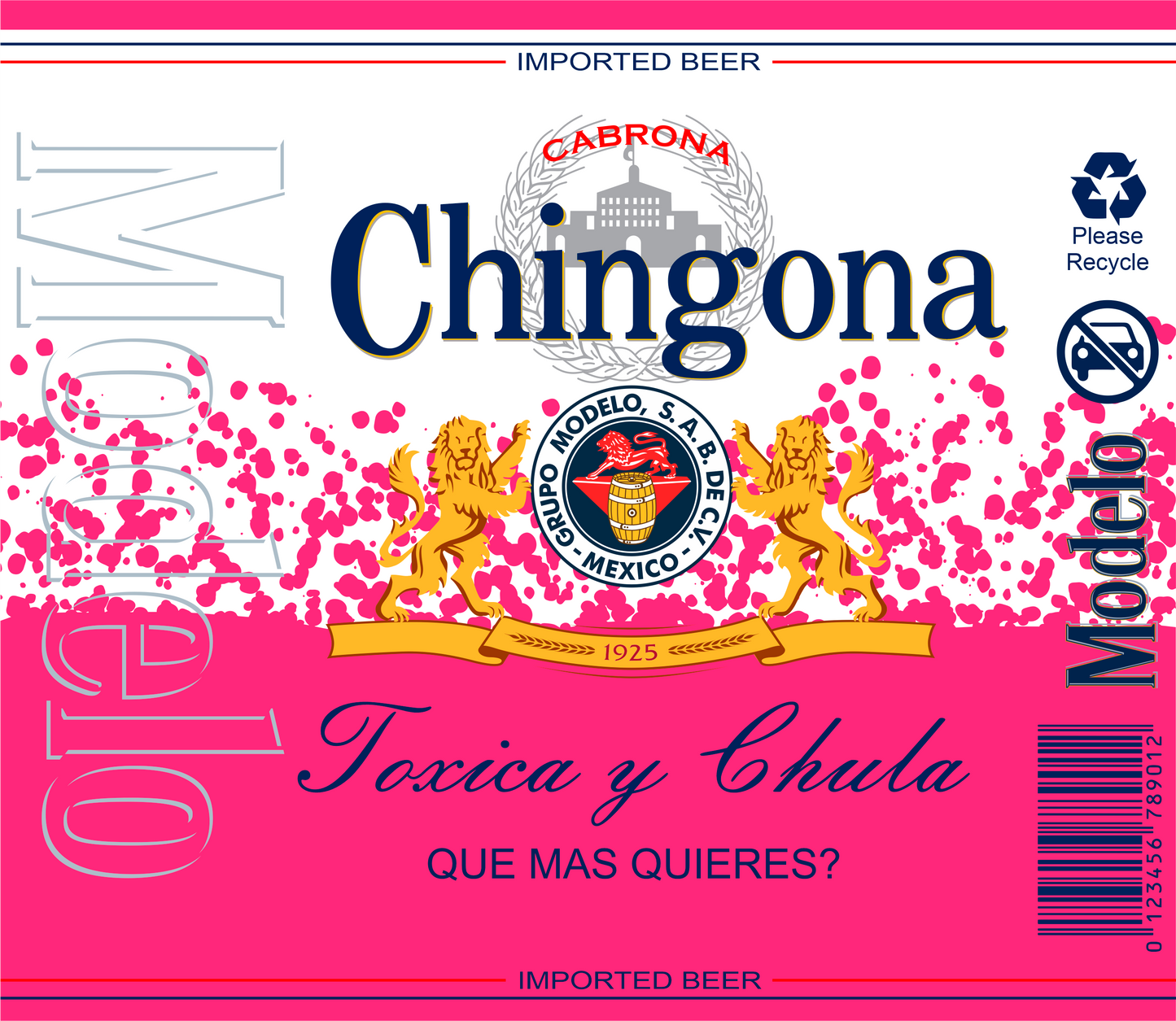 20 oz Tumbler Chingonas (Choose your Color)