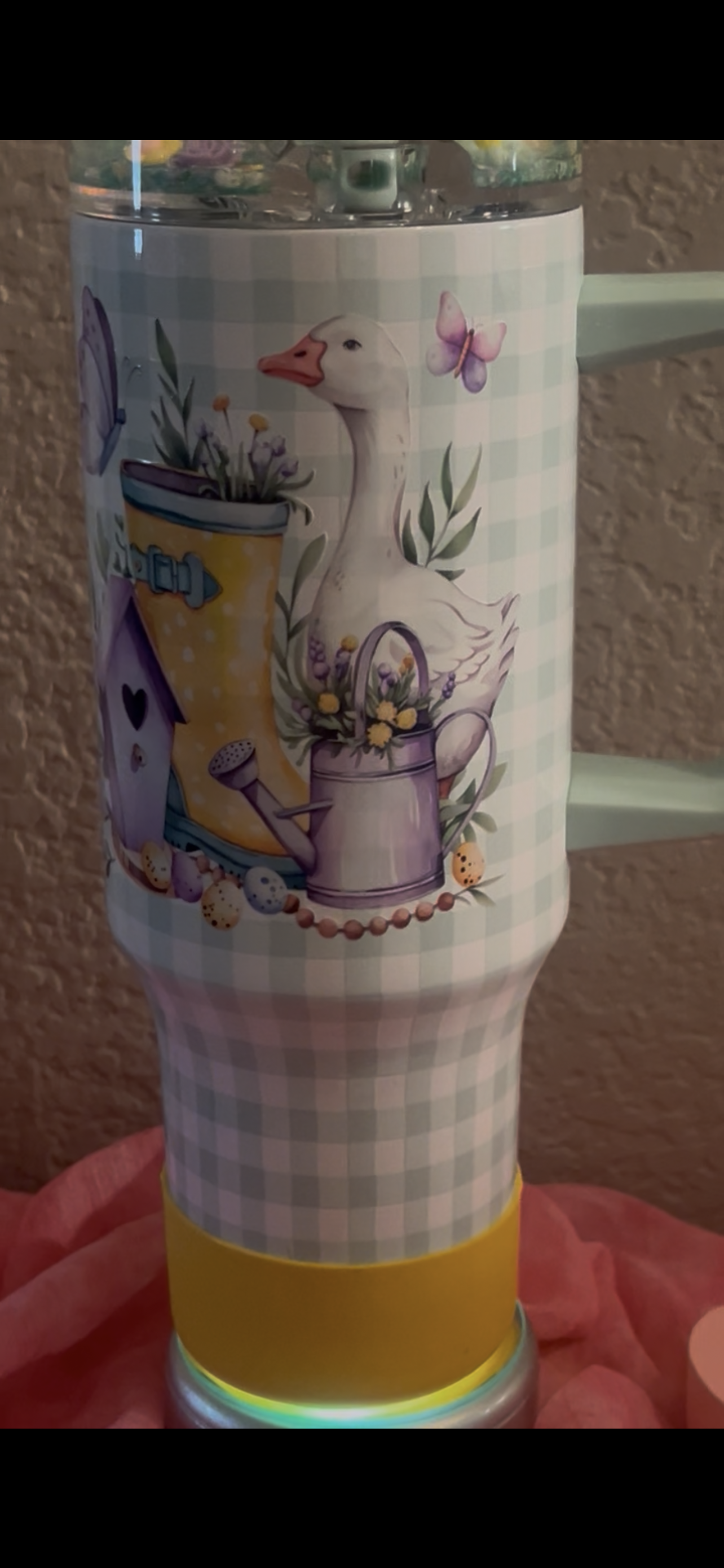 40oz Ducks in Spring Stainless Steel No Drip Tumbler