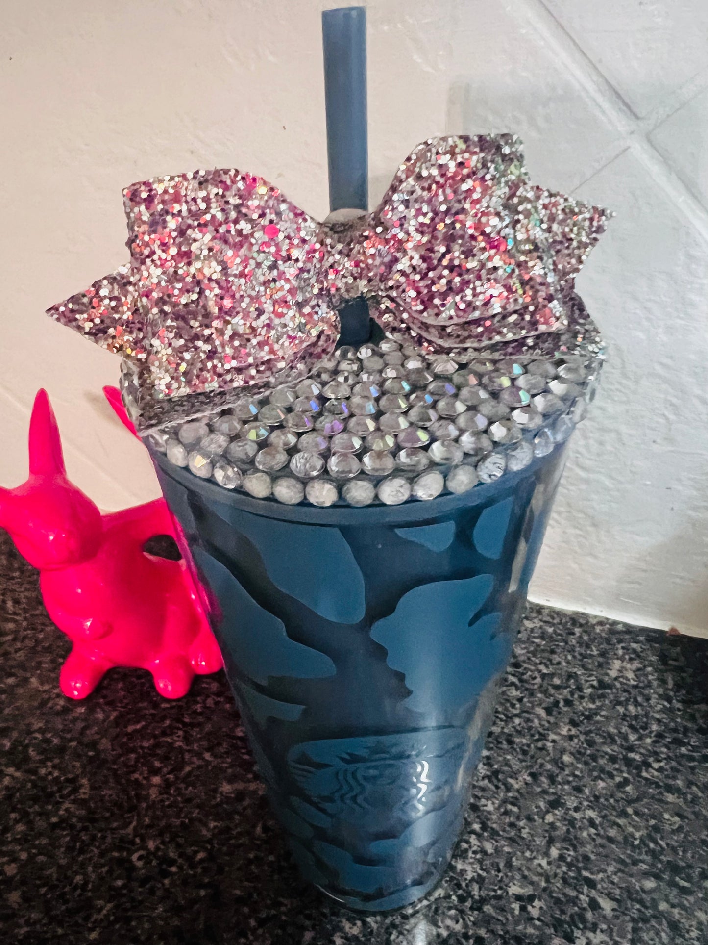 SALE. 32oz Starbucks cow print acrylic tumbler