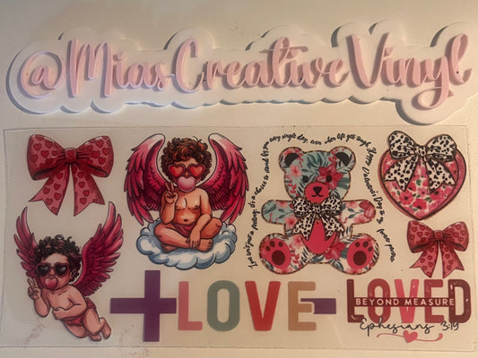 16 oz UVDTF Love Cupid Loved