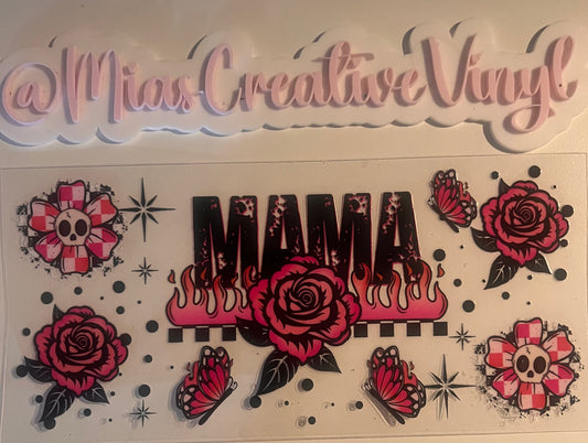 16 oz UVDTF Mama and Rose