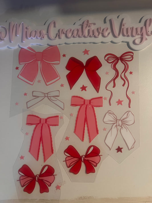 20 oz UVDTF Pink Bows