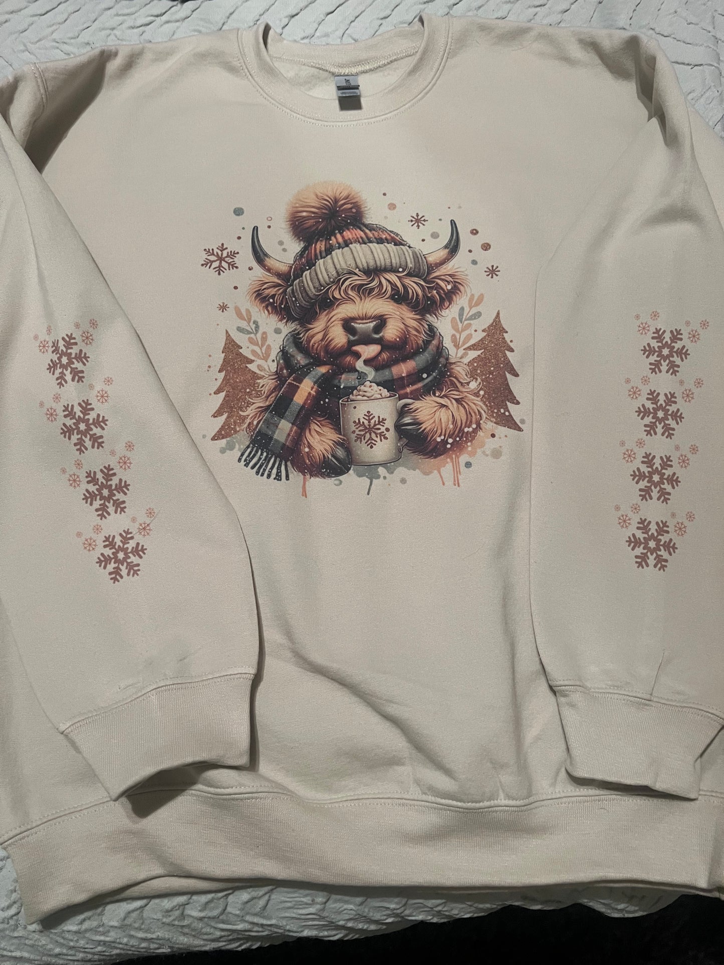 Adorable Highland Cow Sweatshirt