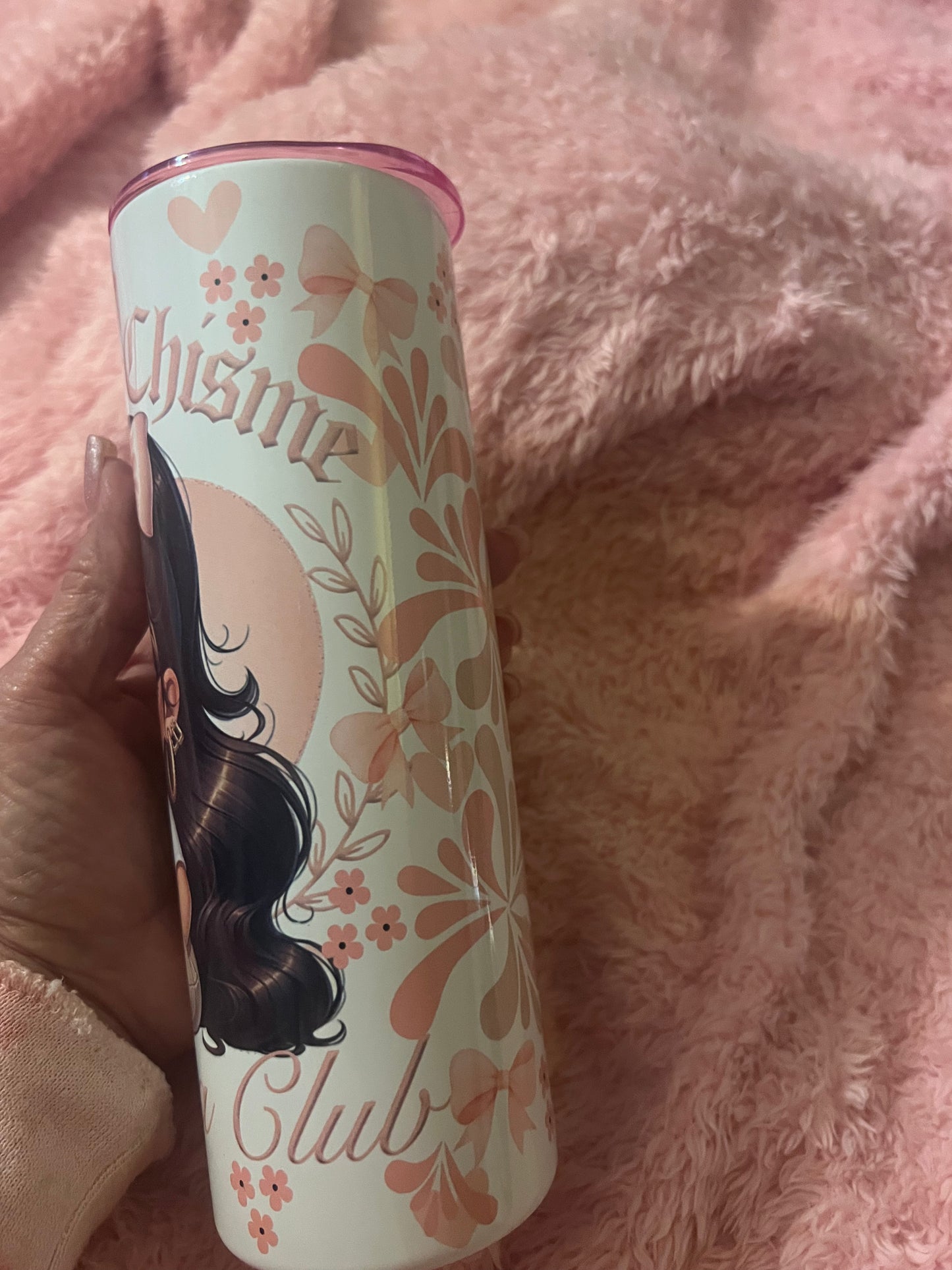20oz Cafecito y Chisme Talavera pattern Tumbler