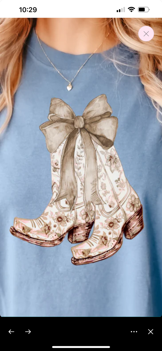 Cowgirl Boots Brown DTF