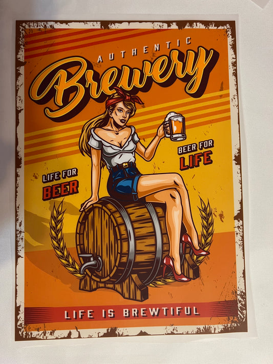 DTF Vinyl - Life is Brewtiful