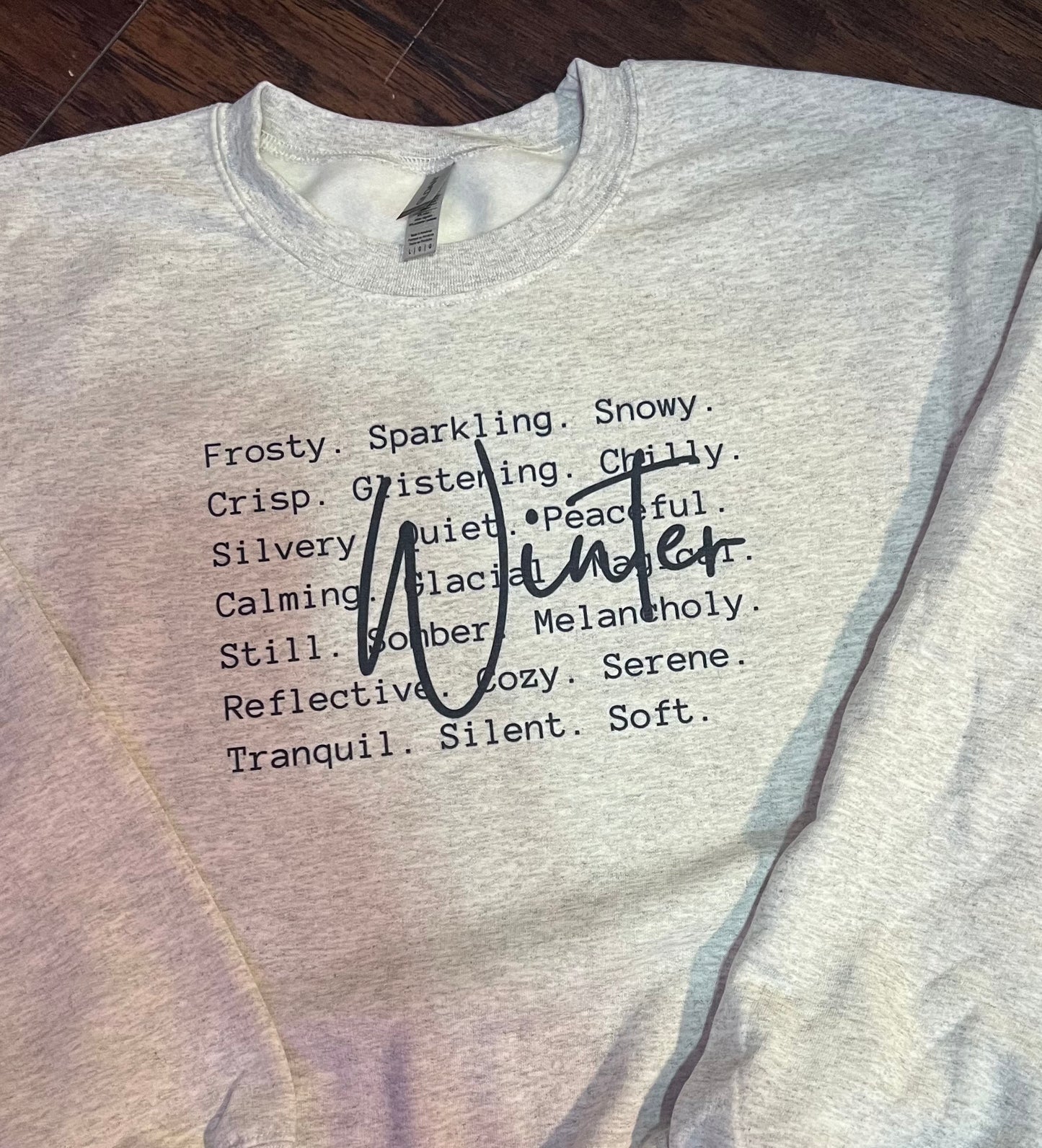 Winter Wonderland -  Ready to Wear Gray Sweatshirt