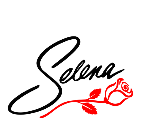 DTF Vinyl - SELENA with Red Rose