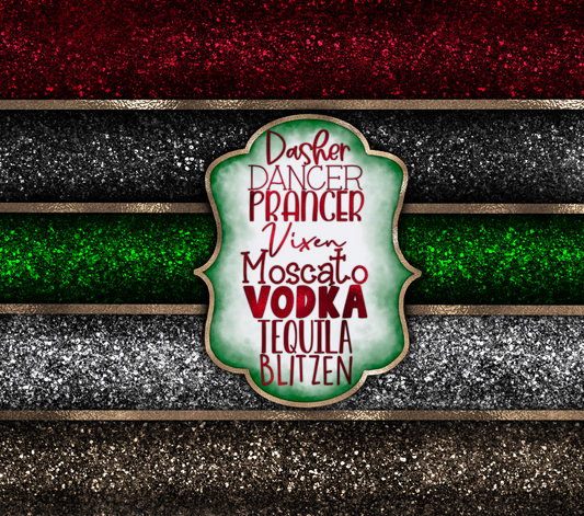 20 oz Tumbler Holiday Reindeer vodka.....